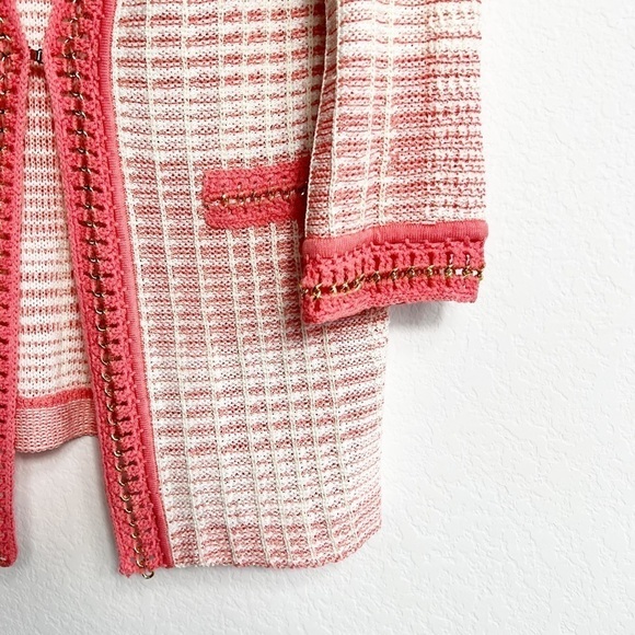 MING WANG PLUMERIA MAGNOLIA WHITE WOMEN JACKET SIZE XS BRAND NEW - Picture 4 of 5